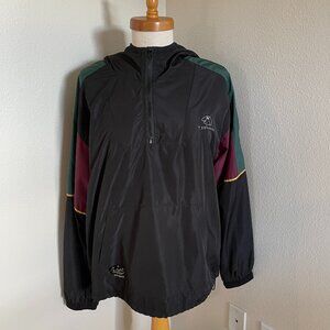 Cotton Sugar's Black/Green/Maroon/Yellow Windbreaker Dog K-Fashion Made in Korea